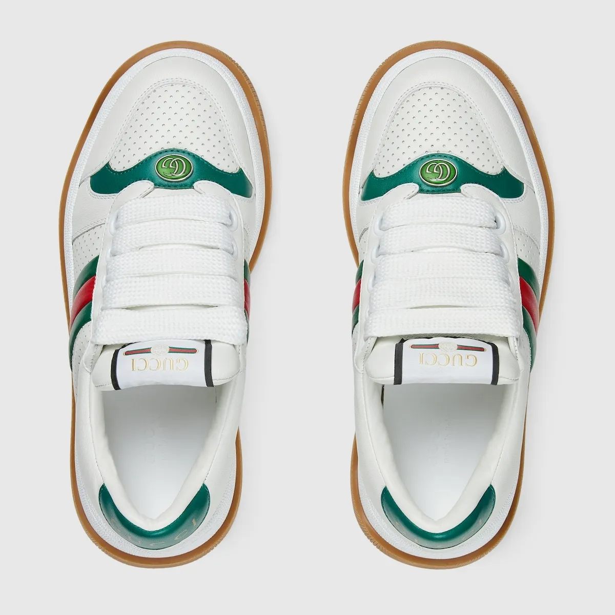 P660 Original item Private mold opening Gucci New Screener series Couple model Chubby Bread shoes Small dirty shoes Fatty Double G Casual sneakers Original purchase Development Original purchase Development Screener series sneakers are inspired by the classic sneakers of the 1970s. They are named after the defensive action in sports. They are decorated with striped webbing on the side and embellished with retro Gucci logos. These sneakers are made of GG canvas. Purple leather details add depth to the piece with sharp contrast, and the details are fuller. Exquisitely packaged at the delivery counter. Fabric: Original imported cowhide + double G fabric. Lining: Original customized sheep lining. Sole: Original molded TPU outsole. Sole thickness: 6CM. Size: Women's 35-40 / Men's 39-44.
